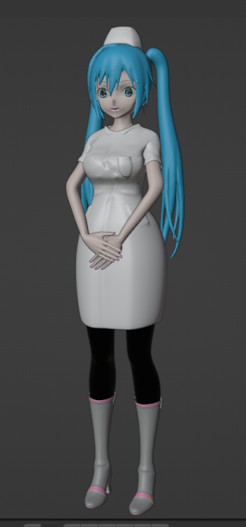 hatunemiku_kangofu_model